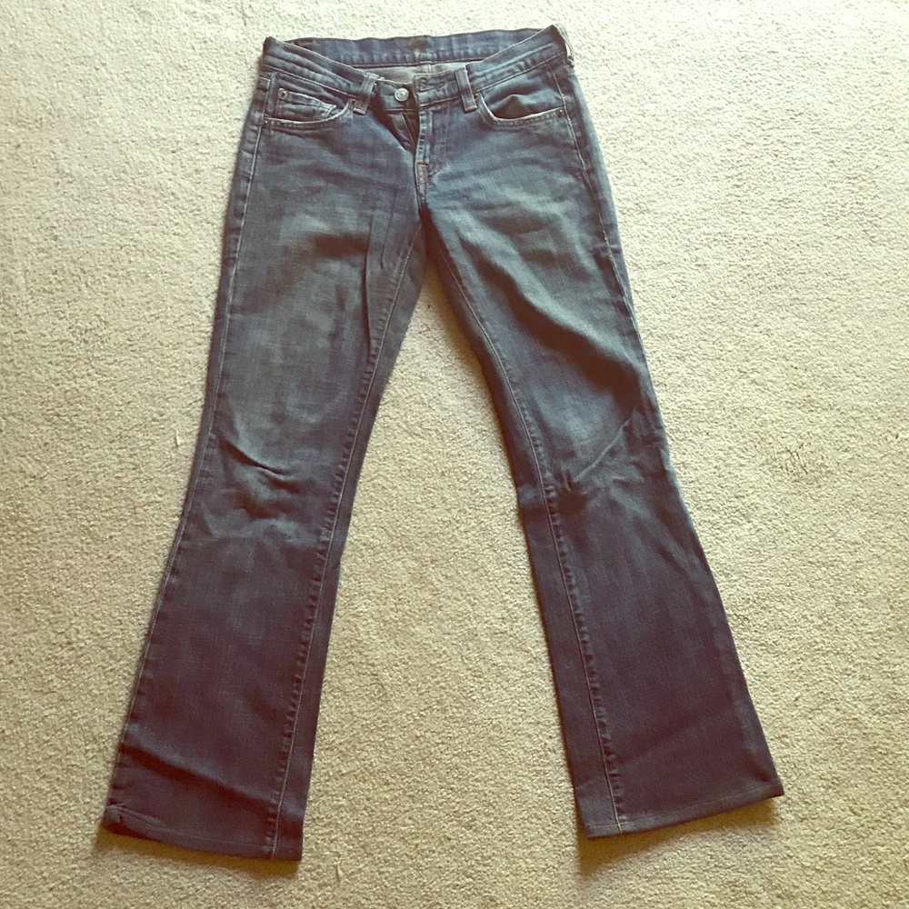 7 For All Man Kind size 25 boot cut jeans